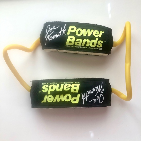 JOE NAMATH Power Bands Resistance Exercise Tubing w/30 Min VHS + Fitness Guide - Picture 12 of 16